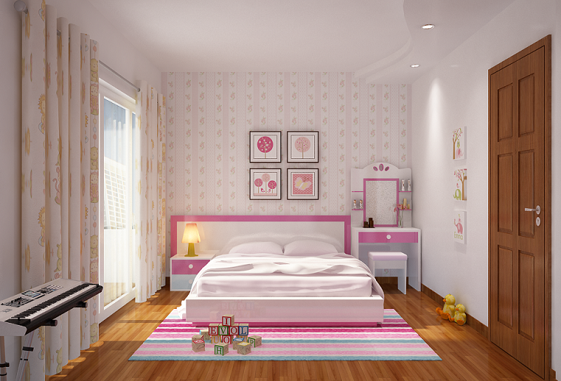 Thiết kế phòng ngủ trẻ em đẹp cần lưu ý đến các yếu tố cơ bản