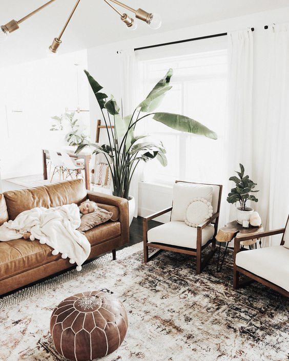 9 cách trang trí phòng khách theo phong cách bohemian hoang dã đúng điệu