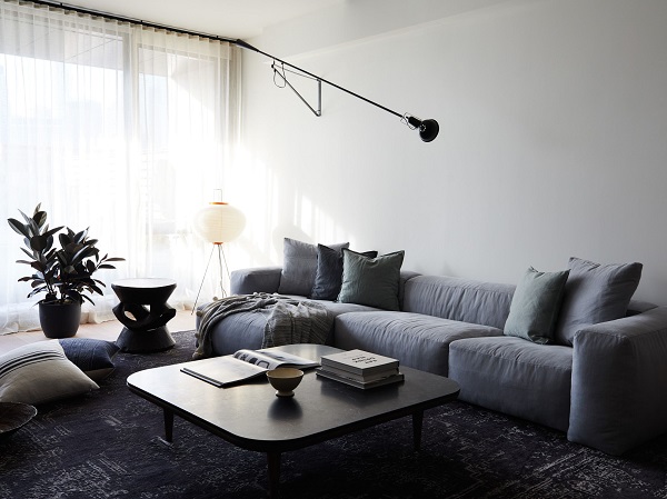 Bọc ghế sofa theo phong cách tối giản