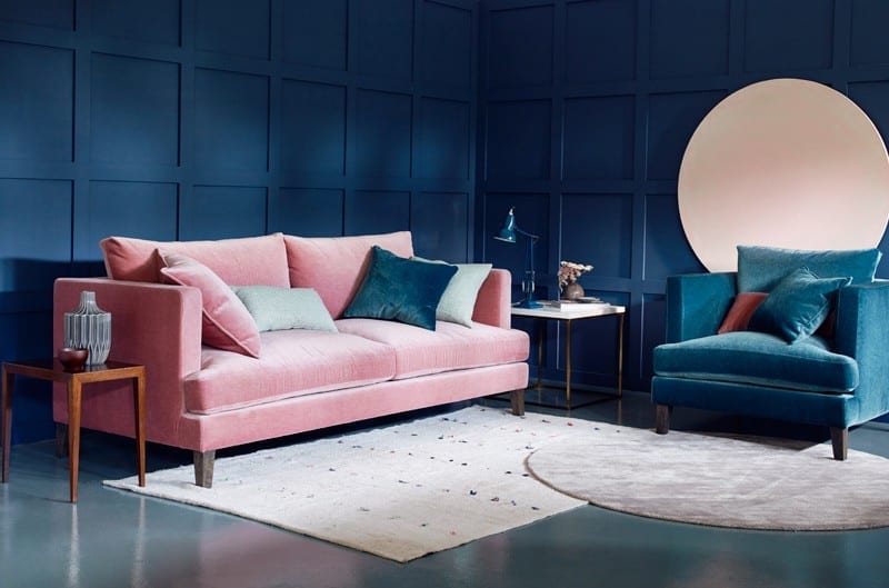 Jelwels tone đế chế sofa vải bọc màu trang sức