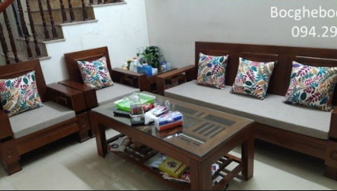 Làm Đệm Ghế Sofa Gỗ Tại Nhà Chị Hằng Ở Bạch Đằng Tân Bình Hồ Chí Minh