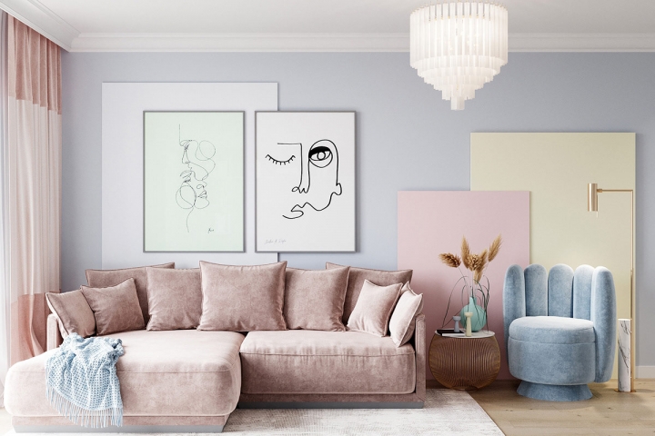 Màu sắc vải bọc sofa thích hợp cho phòng khách nhà bạn