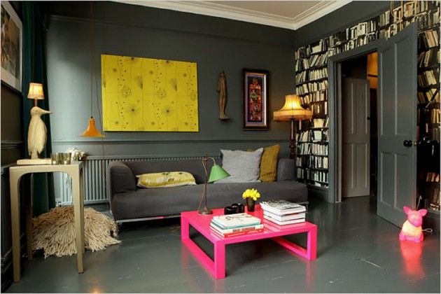 Top 21 cách phối đồ nội thất trung tính đầy cảm hứng cho phòng khách màu xám