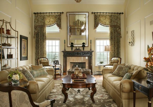 Top 6 ý tưởng trang trí cổ điển đối với đồ nội thất cho phòng khách truyền thống