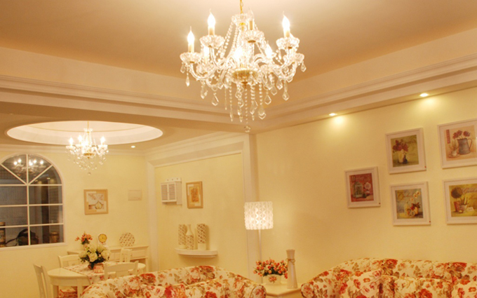 Thiết kế chiếu sáng phòng khách đẹp lung linh với các mẫu đèn đẹp