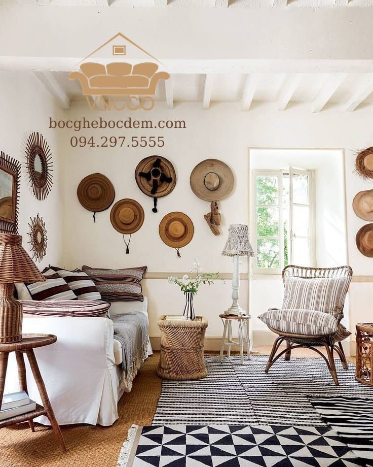 5 kiểu phòng khách đồng quê Pháp tuyệt đẹp