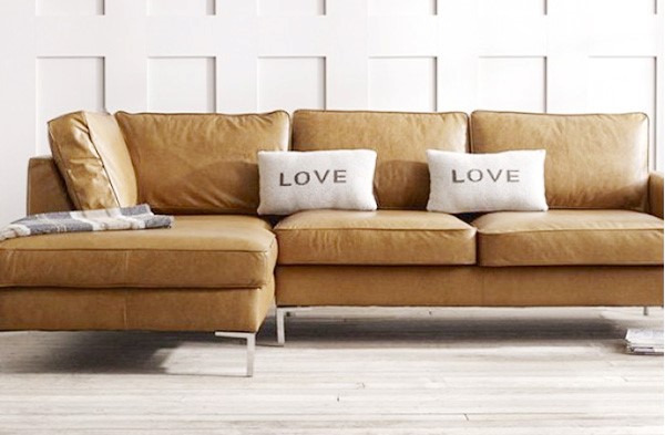 5 ý tưởng trang trí phòng khách với ghế sofa da nâu