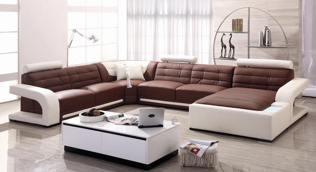 Những mẫu sofa chữ U dành cho phòng khách rộng