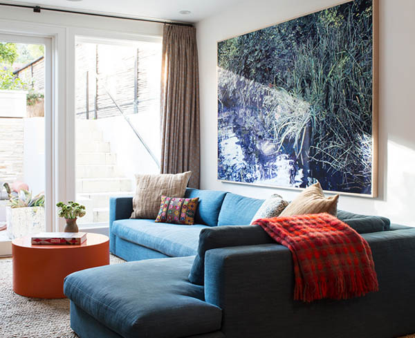Sofa màu xanh dương-Mang làn gió mới cho ngôi nhà