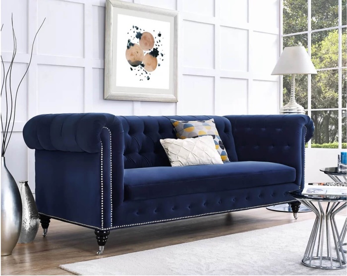 Sofa màu xanh dương-Mang làn gió mới cho ngôi nhà
