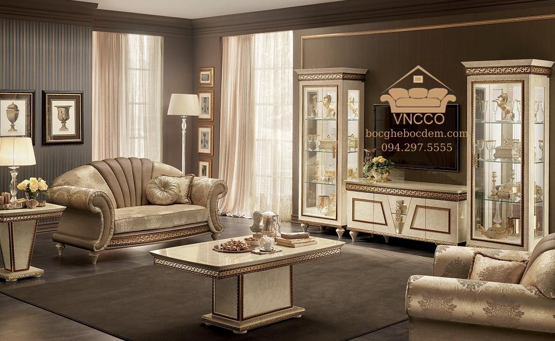 Bộ sưu tập sofa Tân cổ điển: vẻ đẹp không thể nhầm lẫn của ghế sofa cổ điển Ý
