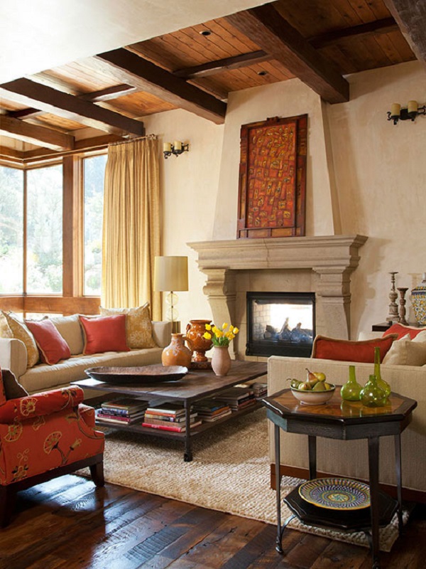 Bọc ghế sofa giống những ngôi nhà ở Tuscan