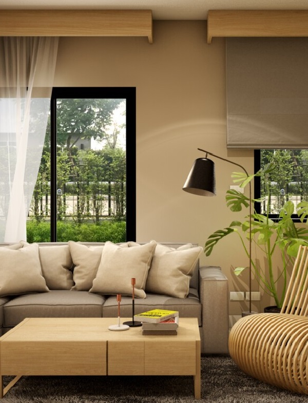 Cách chọn ghế sofa phù hợp cho phòng khách thiết kế phong cách Zen