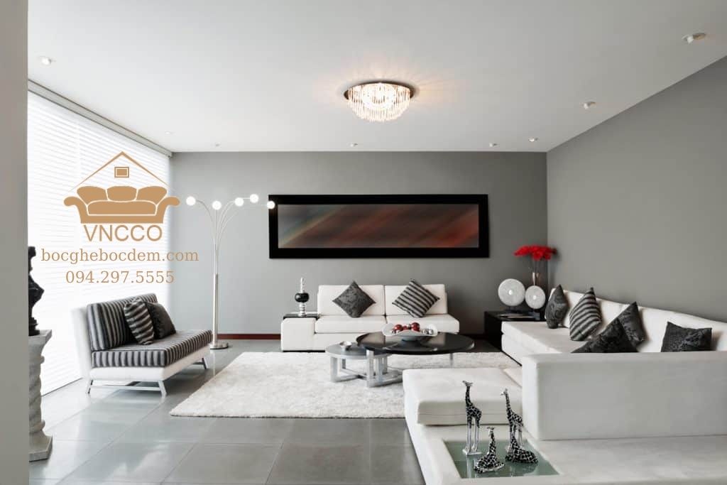 Cách trang trí căn phòng với sàn màu xám nhạt của bạn