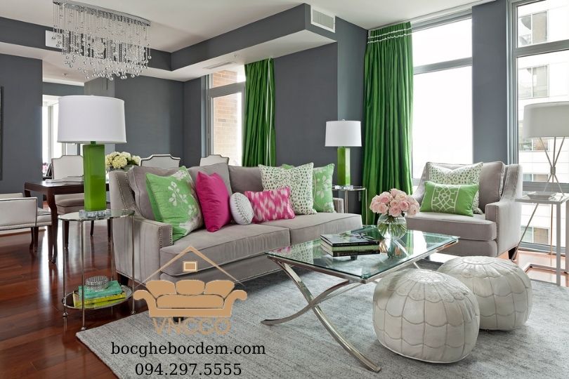 Cách trang trí nhà bằng màu bổ sung