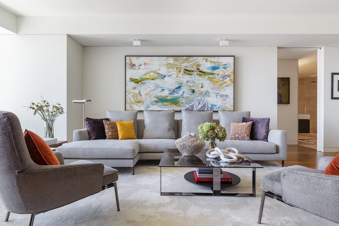 Điểm nhấn và sức ấn tượng từ sofa là bước đệm đầu tạo sự cuốn hút cho không gian nhà