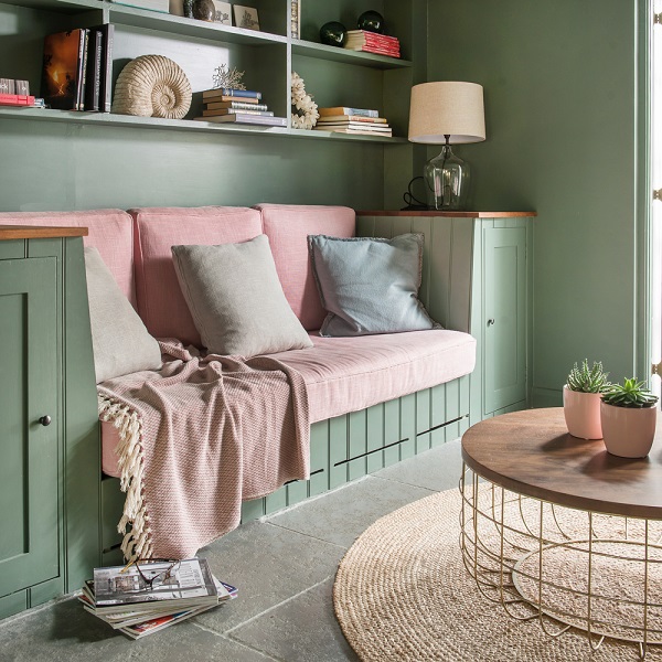 Ý tưởng phòng khách xanh – màu sắc tiếp thêm năng lượng cho mỗi ngày