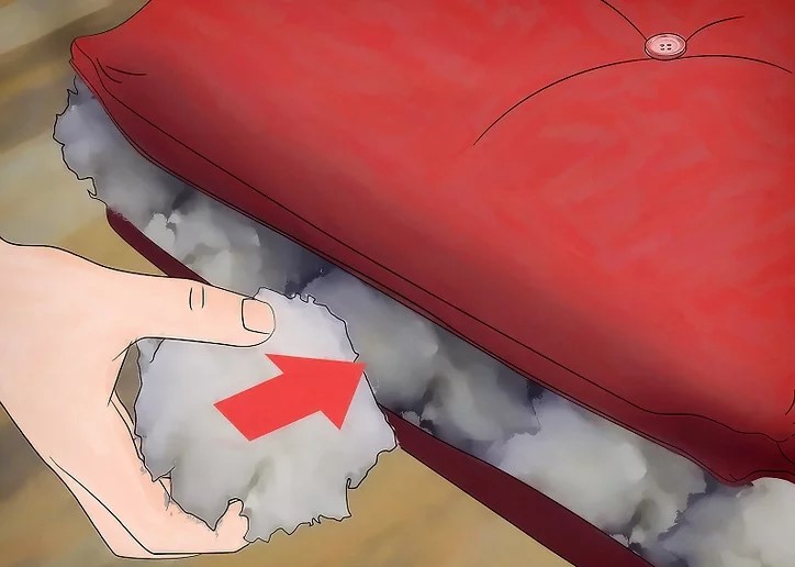 Làm thế nào để sửa chữa đệm ghế sofa bị chảy xệ