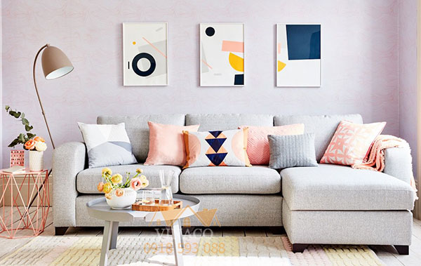 Lựa chọn bọc ghế sofa sáng màu cho không gian của ngôi nhà bạn thêm tươi mới