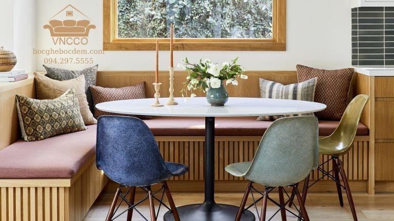 Những lý do bạn nên có một chiếc ghế dài trong không gian ăn uống