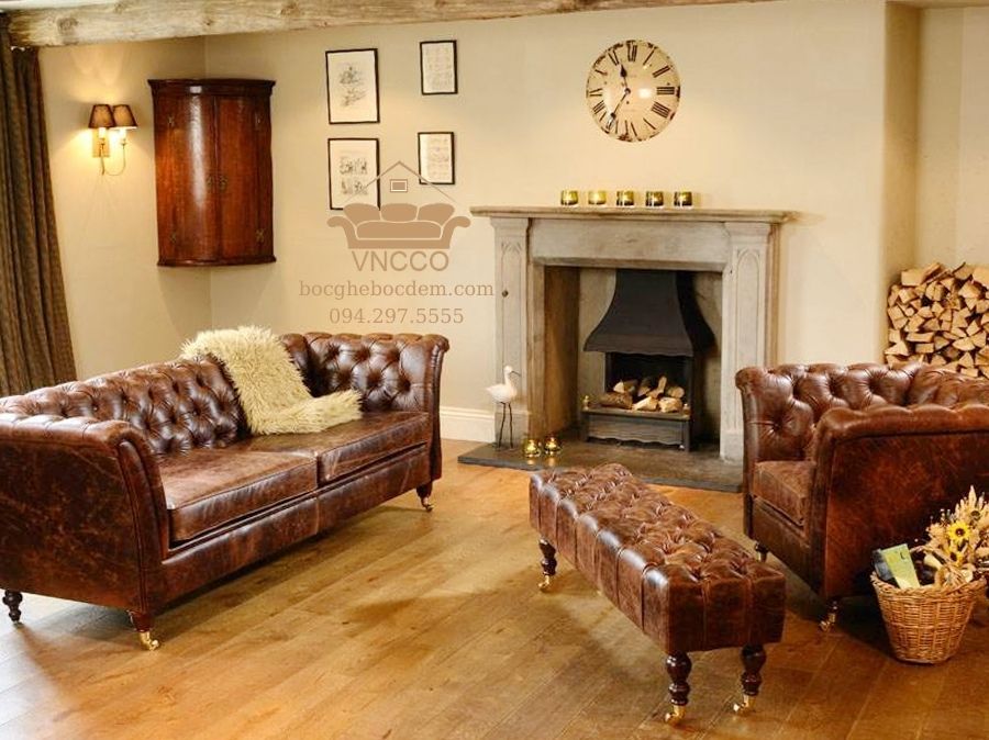 Những mẫu ghế sofa phong cách đồng quê cho phòng khách của bạn