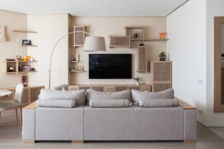 Sự kết hợp nội thất nhà đơn giản cùng sofa