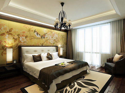 phòng ngủ phong cách Châu Á