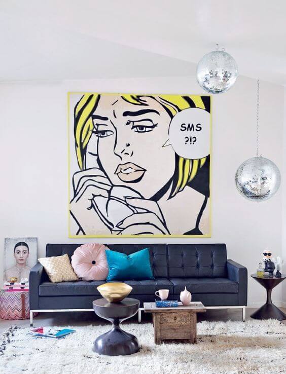 Ý tưởng nghệ thuật pop hấp dẫn để truyền cảm hứng cho trang trí nội thất gia đình của bạn