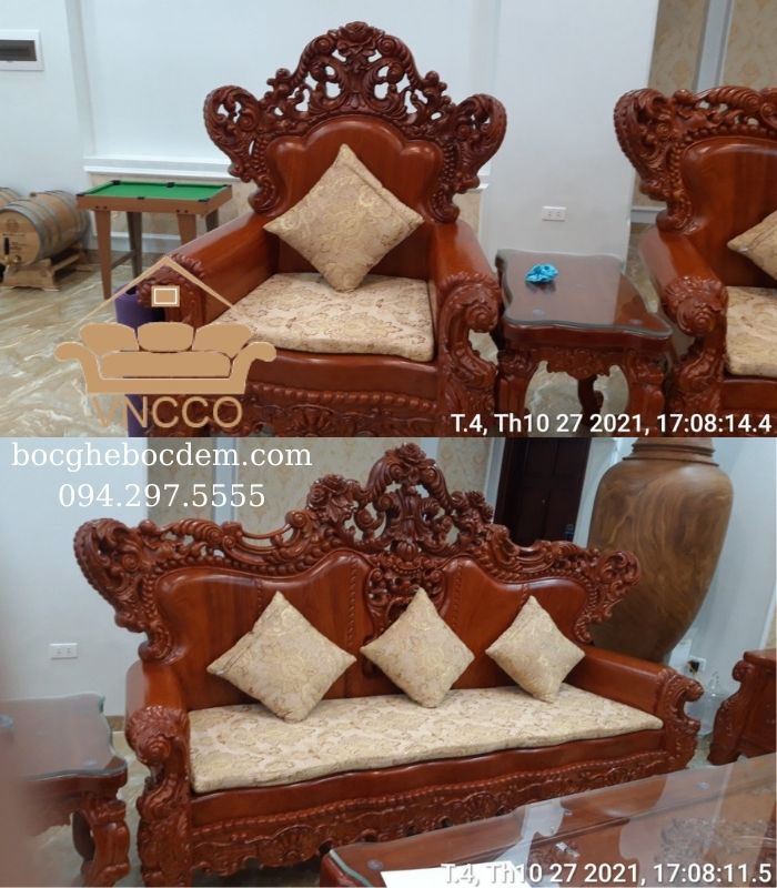 Sofa gỗ cao cấp và là mẫu sofa rất được săn đón tại VNCCO