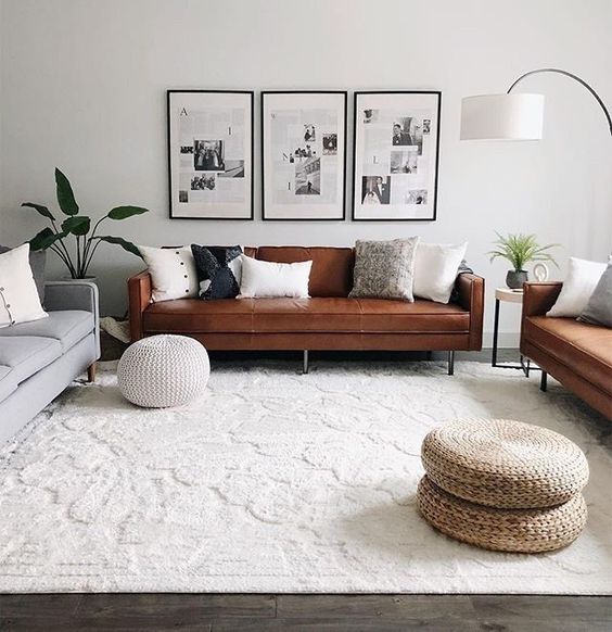 Bọc ghế sofa nâu – Những ý tưởng tuyệt đẹp cho phòng khách nhà bạn 