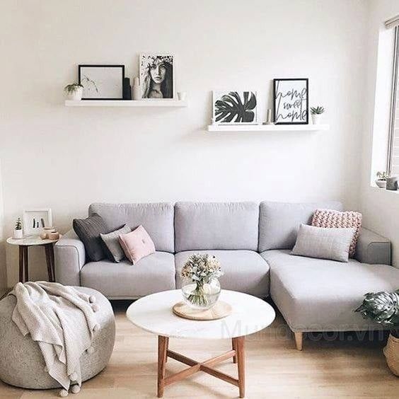 Thiết kế không gian nhà nhỏ cùng ghế sofa góc bạn yêu thích 