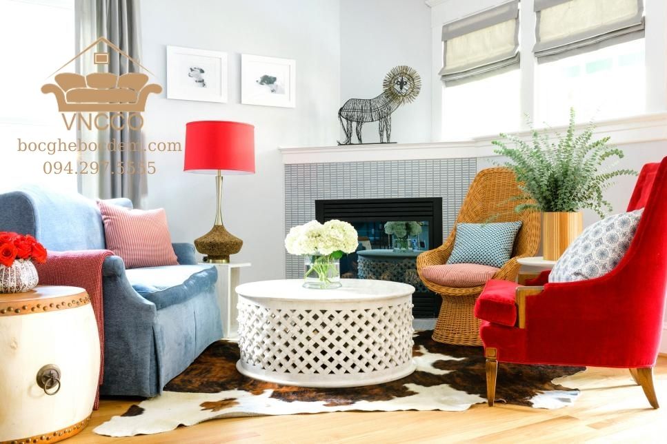 Sử dụng nhiều màu hơn trong phòng khách của bạn