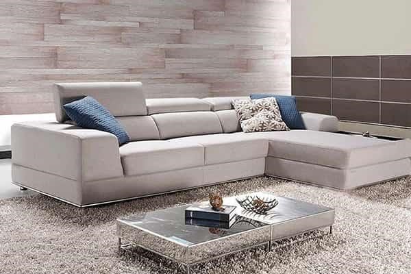 Tạo không gian phòng khách hiện đại hoàn hảo với bọc ghế sofa nỉ
