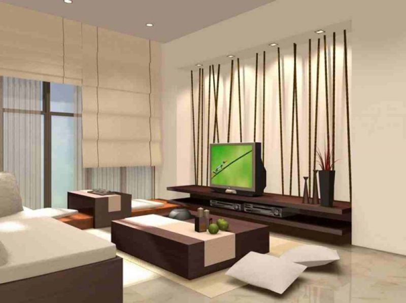 Thiết kế nội thất phòng khách theo phong cách Nhật Bản