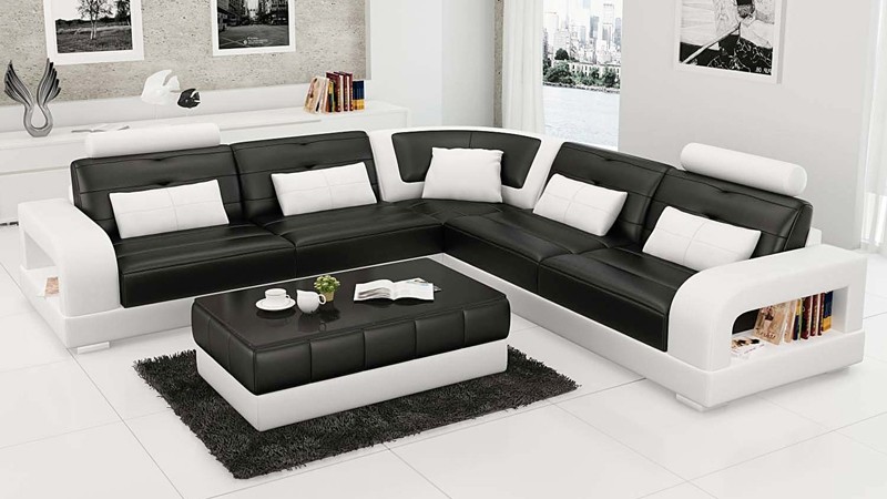 Tone màu chủ lực sofa trắngđen và luôn là sự lựa chọn hàng đầu