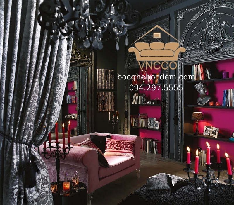 Trang trí nội thất theo phong cách Gothic hợp thời trang