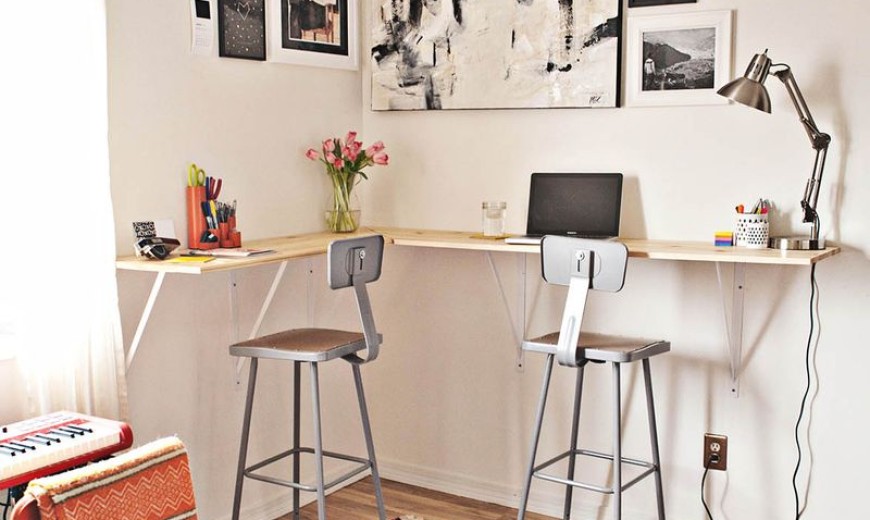 Cách thiết kế một văn phòng nhỏ đầy phong cách tại nhà
