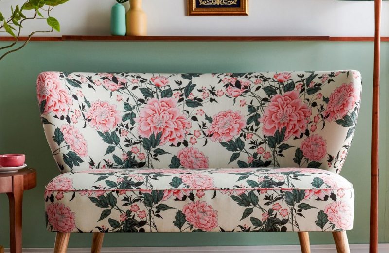 vải hoa văn bọc ghế sofa