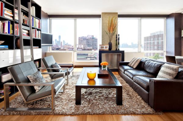 Ý tưởng trang trí ghế sofa da giúp biến đổi phòng khách của bạn