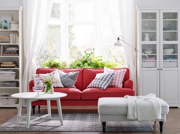 Những mẫu ghế sofa màu giúp làm mới phòng khách nhà bạn