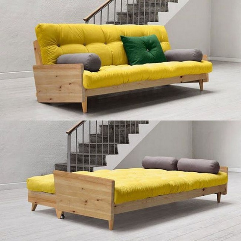 Xu hướng sofa giường tiện dụng trong phòng khách hiện đại