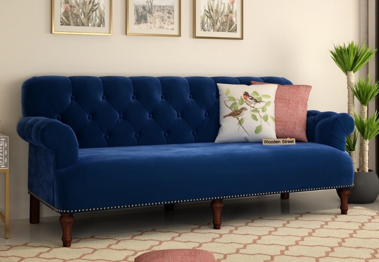 Chọn màu vải bọc sofa làm ấm phòng khách