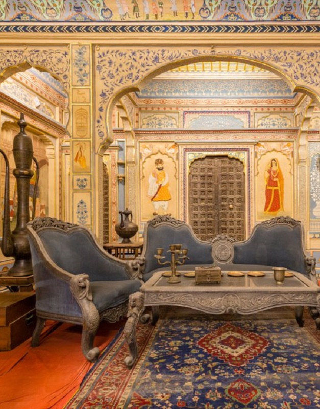 Bọc ghế như trong các ngôi nhà hoàng gia Rajasthan