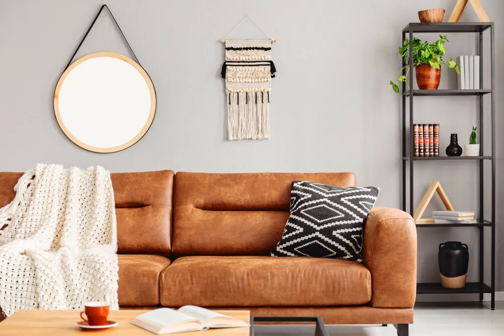 Bọc ghế sofa nâu – Những ý tưởng tuyệt đẹp cho phòng khách nhà bạn