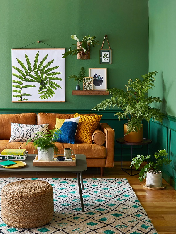 Những cách tuyệt đẹp để trang trí với ghế sofa màu nâu phần 1