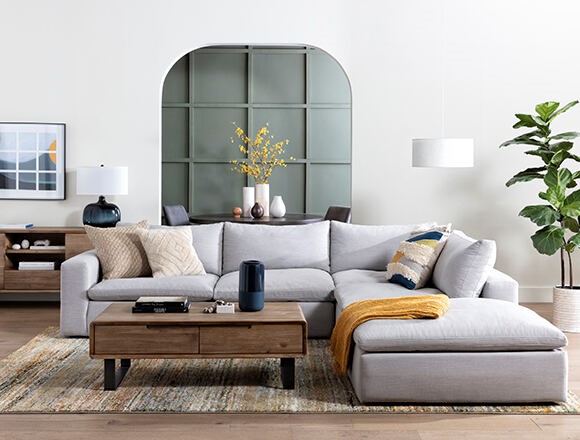 Ý tưởng phối hợp sofa màu xám cho không gian sống của bạn trở nên đặc biệt