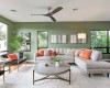 Ý tưởng phòng khách xanh – màu sắc tiếp thêm năng lượng cho mỗi ngày