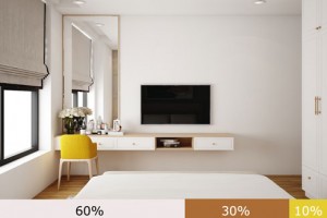 Bí quyết chọn màu sắc trong thiết kế nội thất