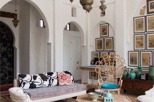 Bọc ghế sofa theo phong cách thiết kế nội thất Moroccan