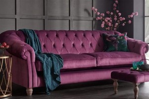 Bọc ghế sofa tím với phong cách trang trí của bạn